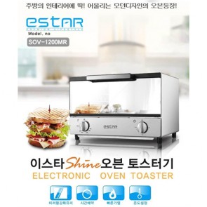 [Estar] 이스타 12리터 대용량 샤인 오븐 토스터기 SOV-1200MR
